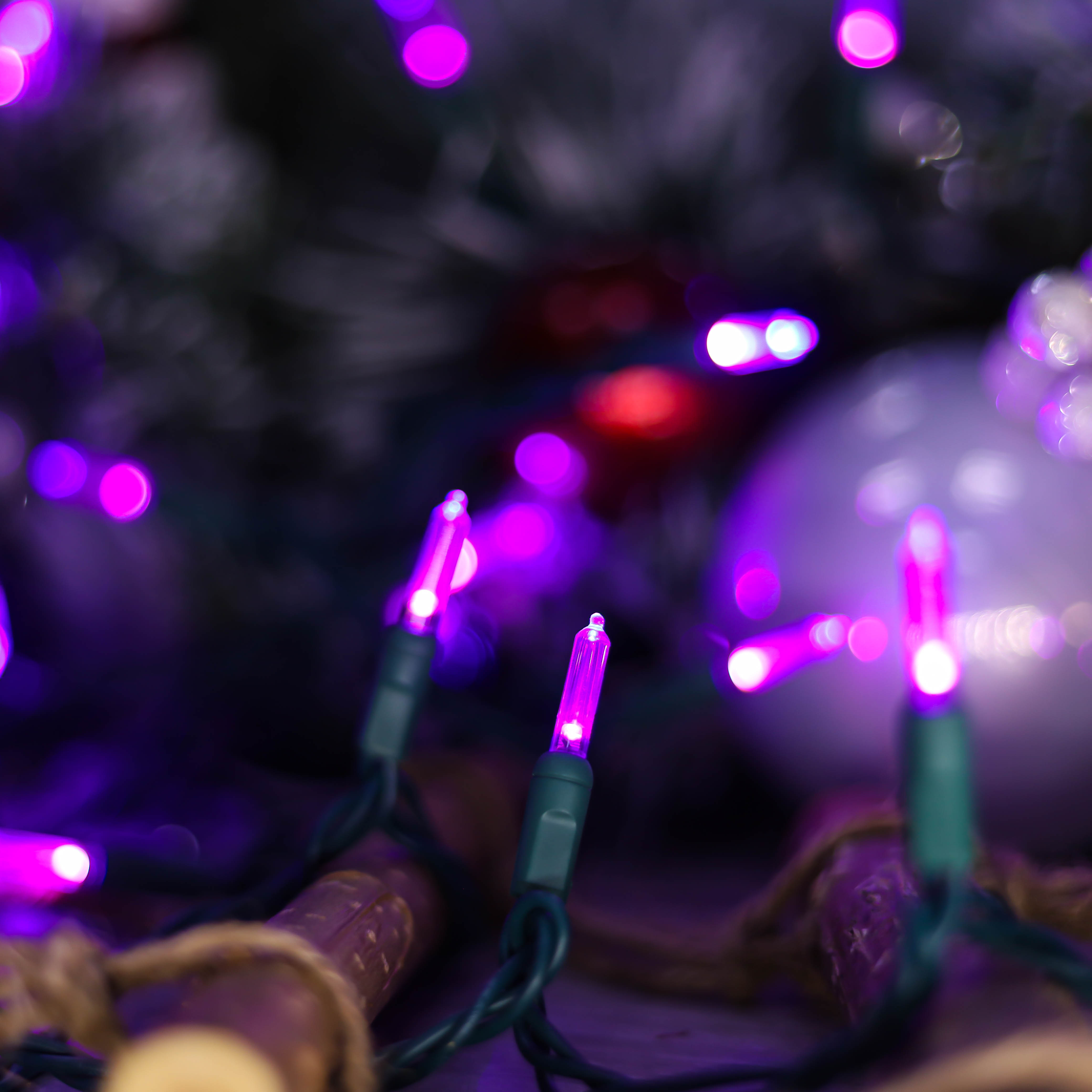 La stringa di UL T5 LED illumina la luce viola di Natale della luce di Halloween