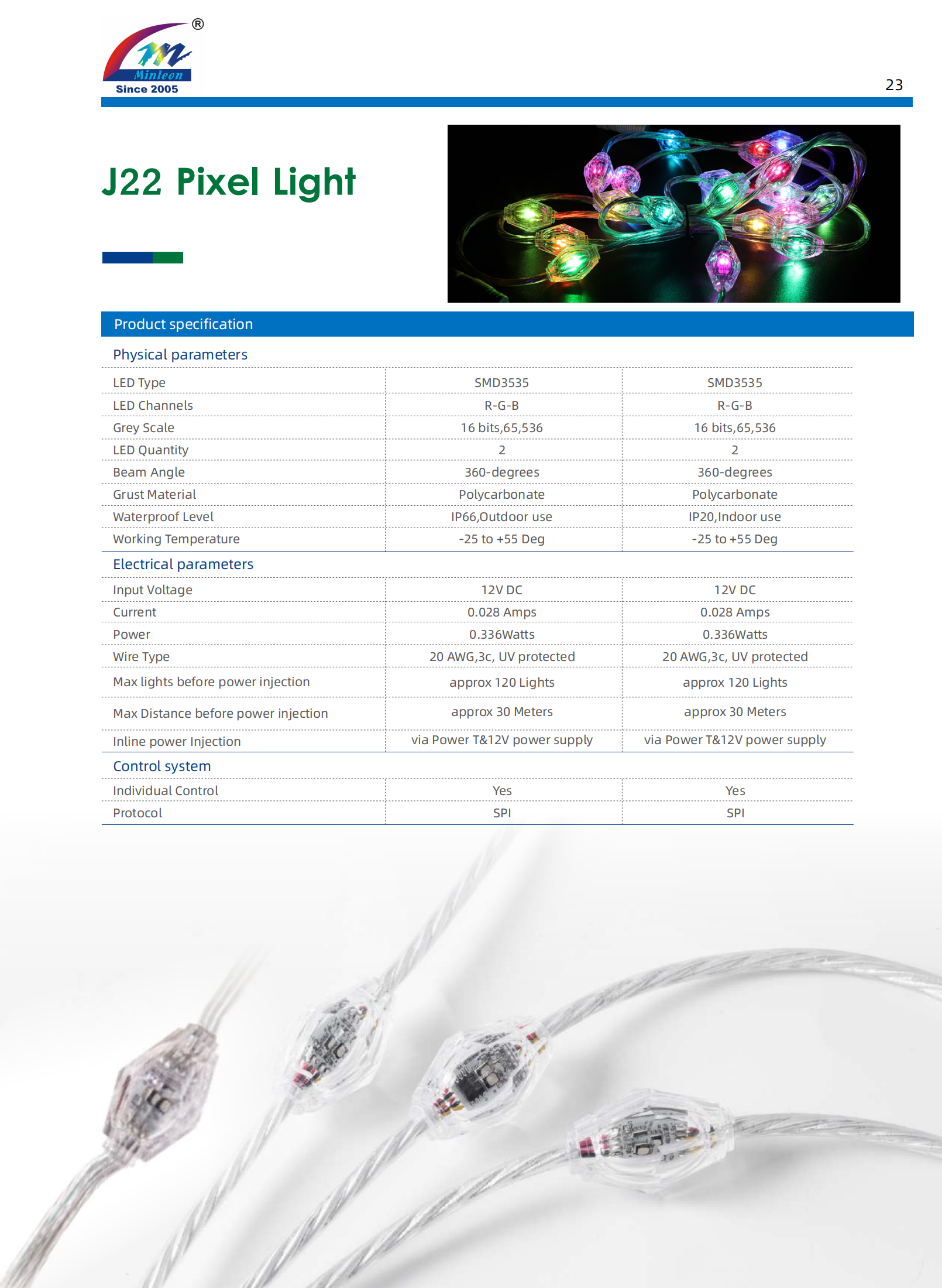 Lampada Pixel J22 - Minleon