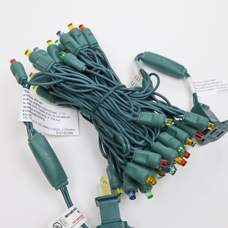 Set di luci mini LED da 5 mm UL Multi luci natalizie a LED UL