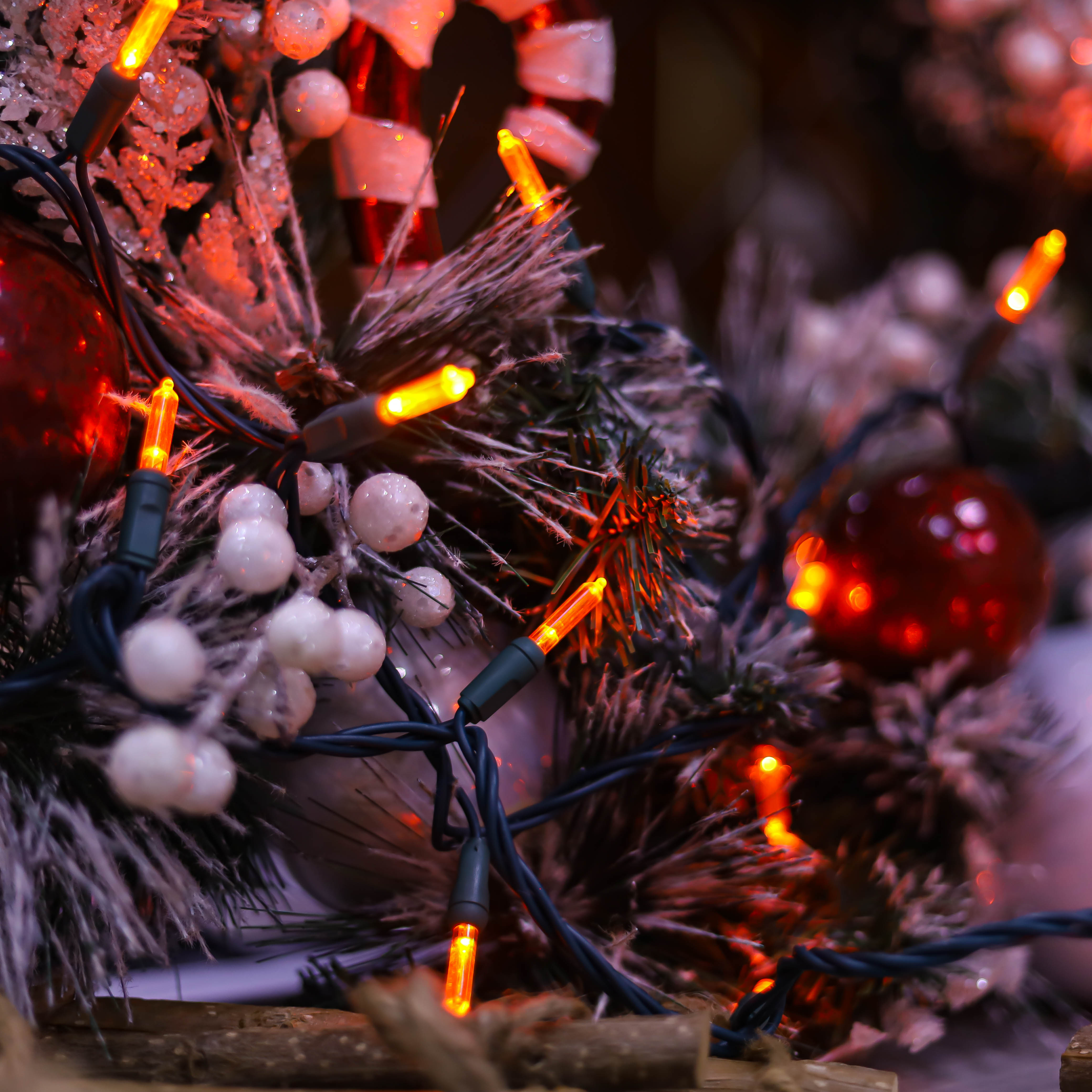 T5 UL UL Orange Christmas LED Lights