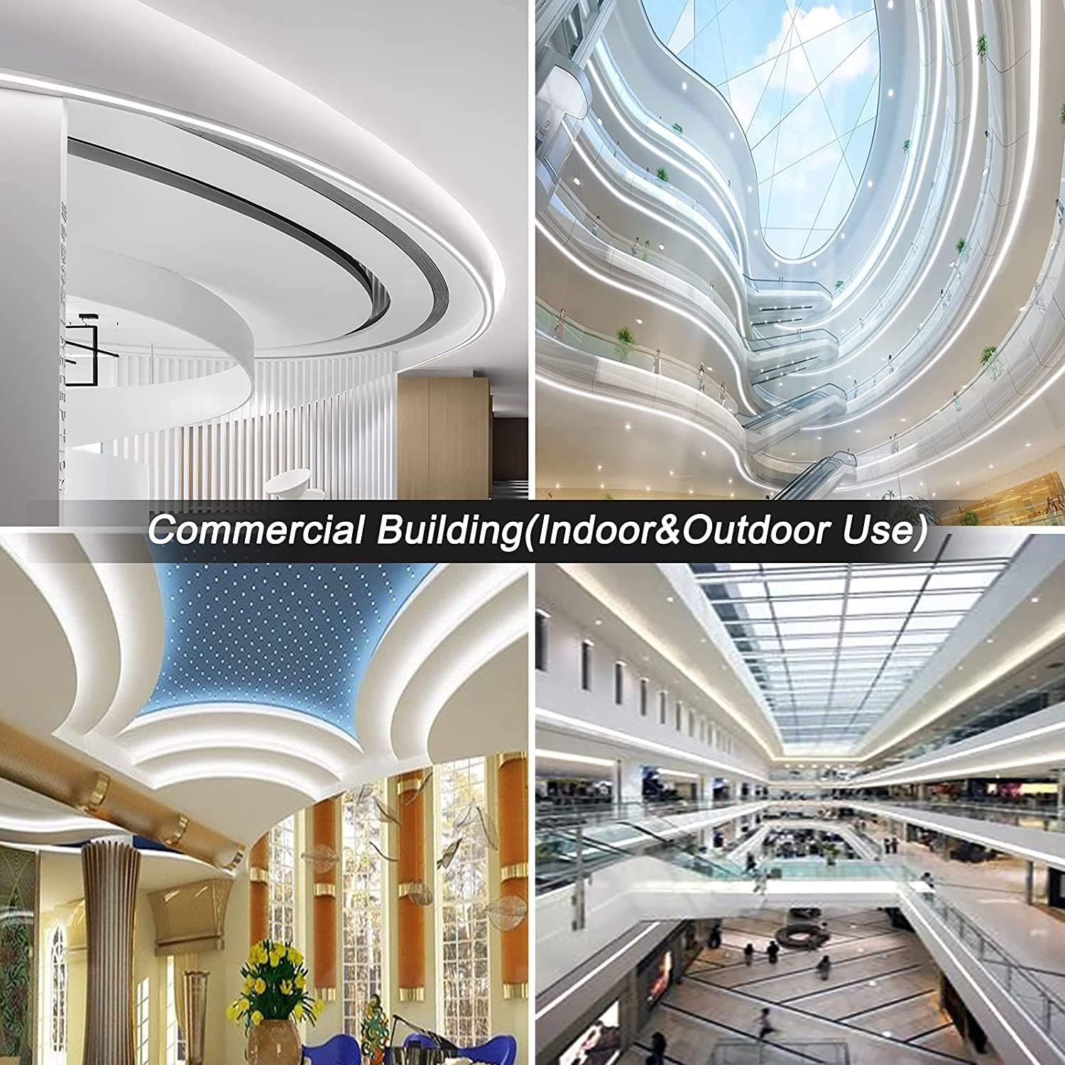 Luci al neon a LED da 110 V. Daylight bianco certificato UL