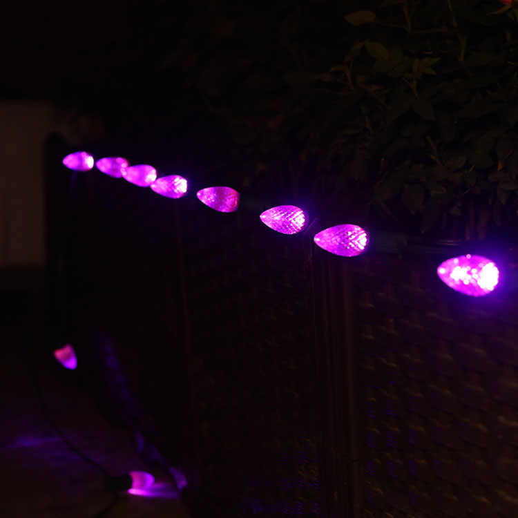 Bulbi di sostituzione LED da 120V UL Purple C7