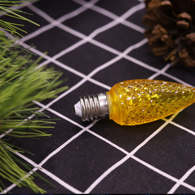 Lampadine sostitutive LED Minleon UL C9 gialle 