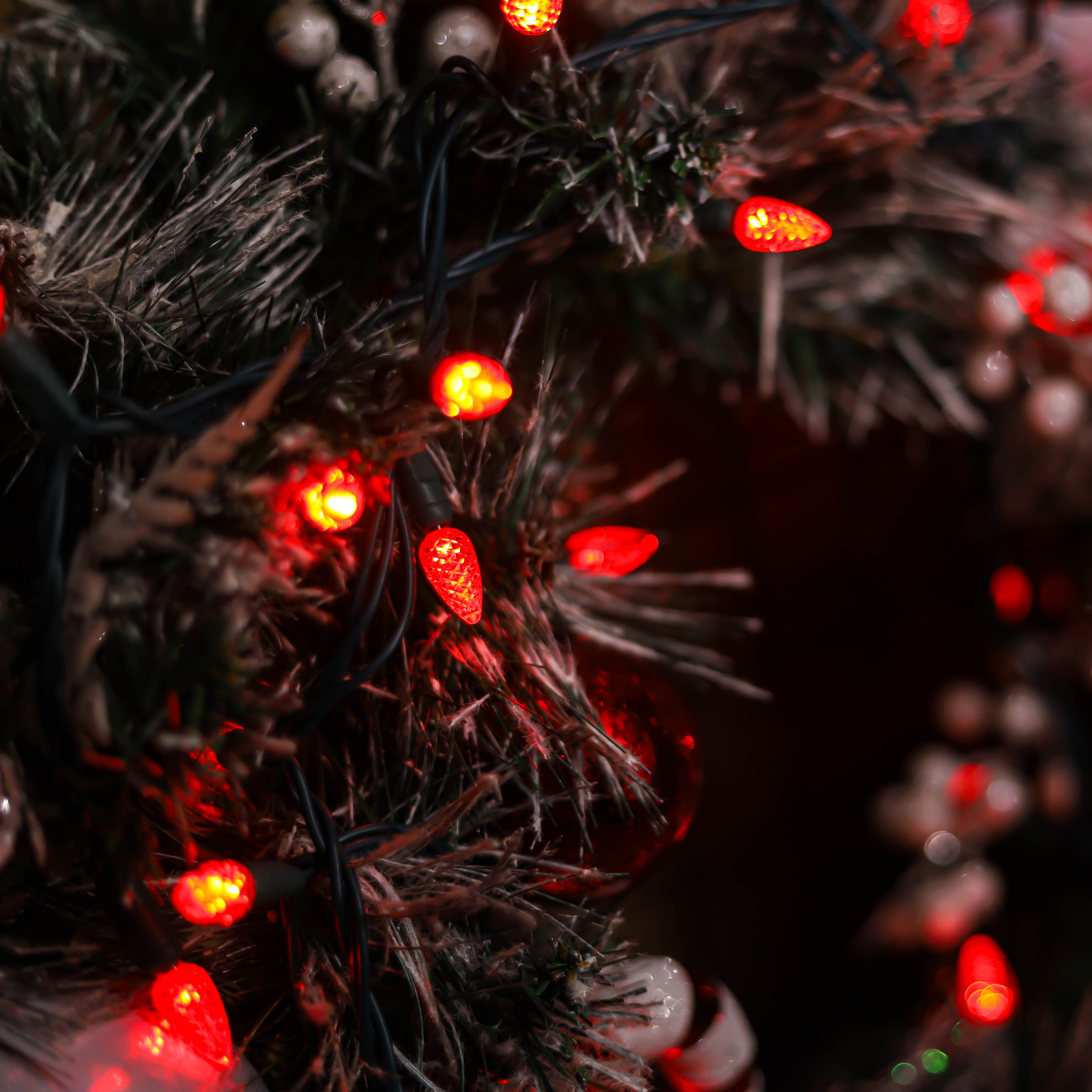 120V UL RED C3 LED NATALE LED