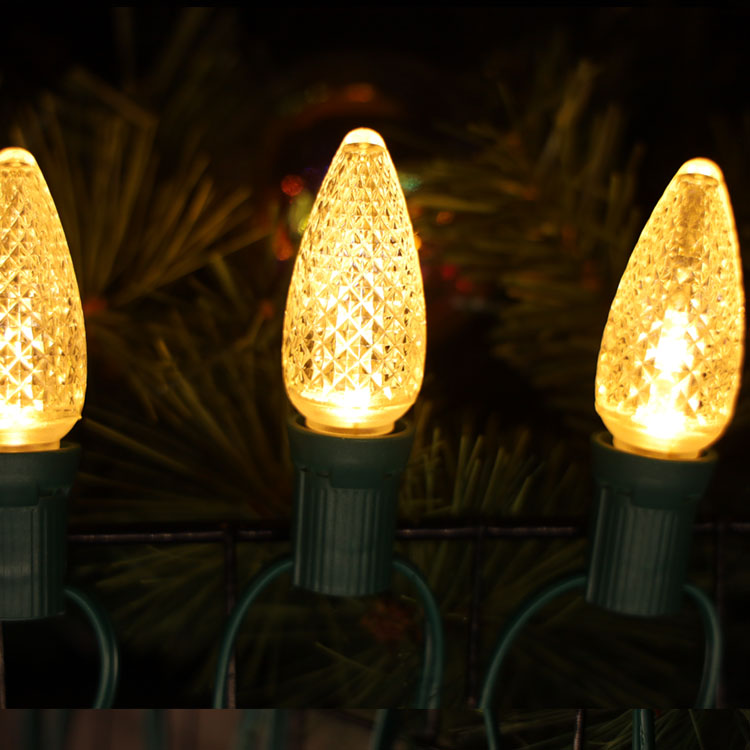 Lampadine sostitutive LED Minleon C9 E17 impermeabili bianche calde UL