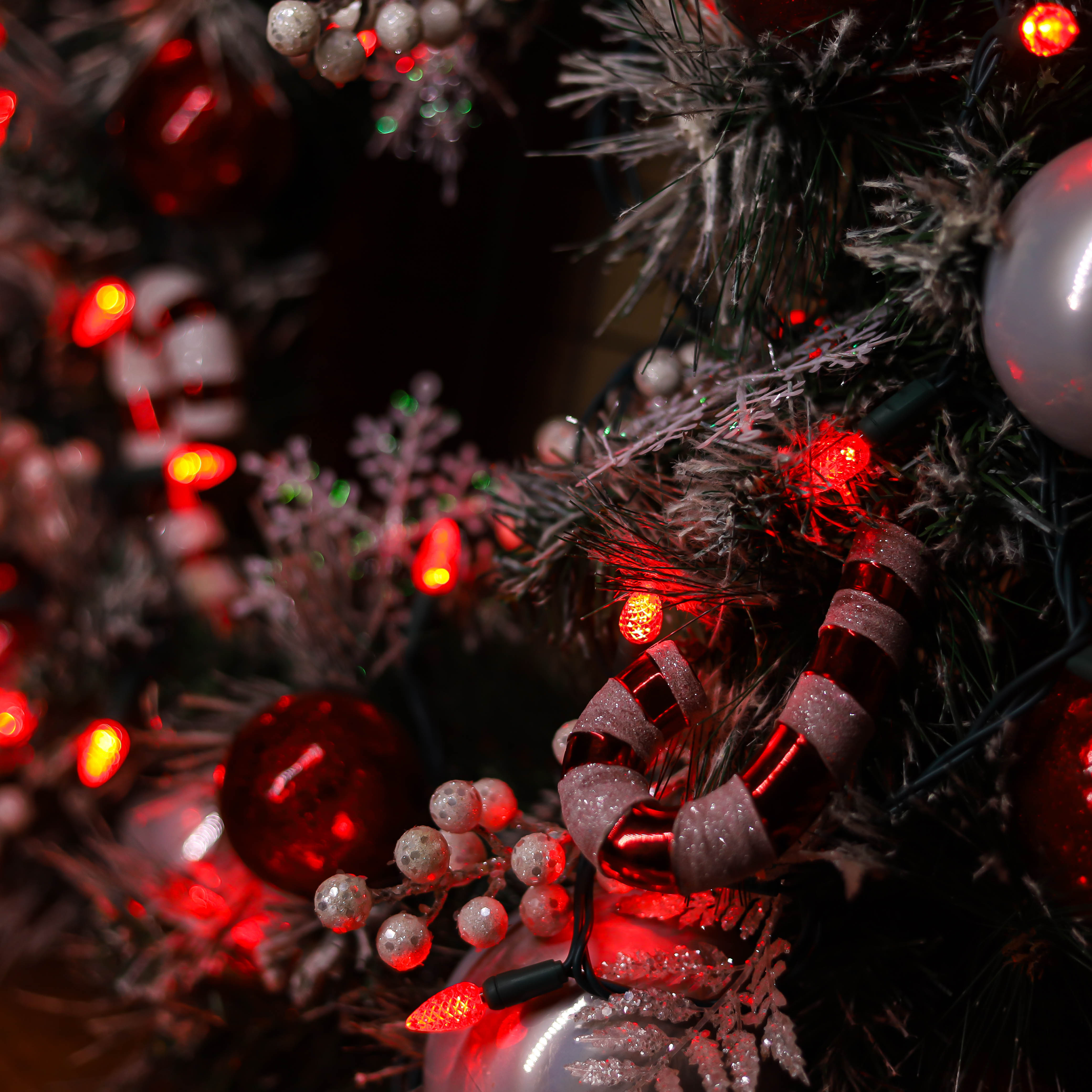 120V UL RED C3 LED NATALE LED