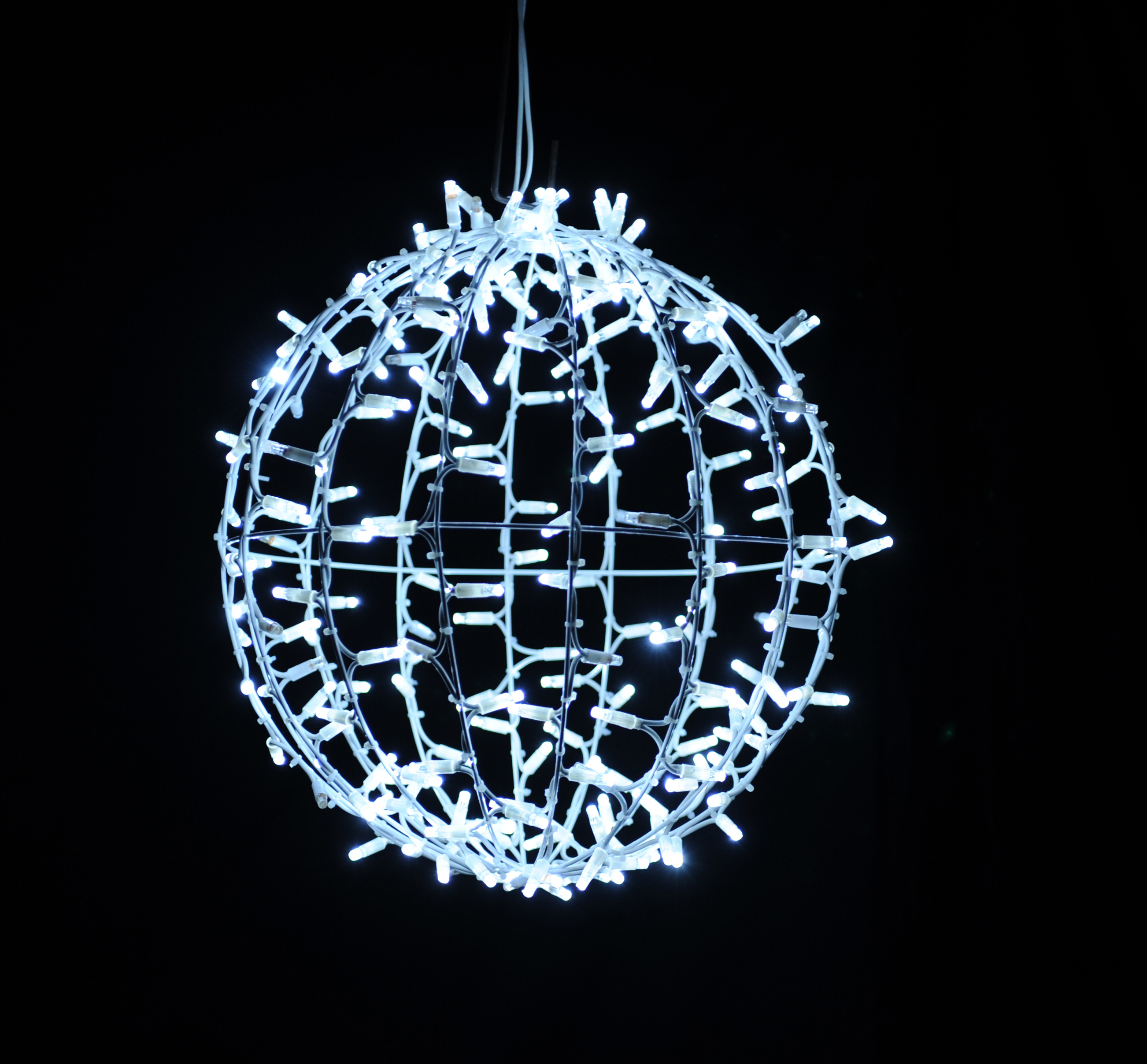 Luci di motivazione sfera di Natale impermeabile