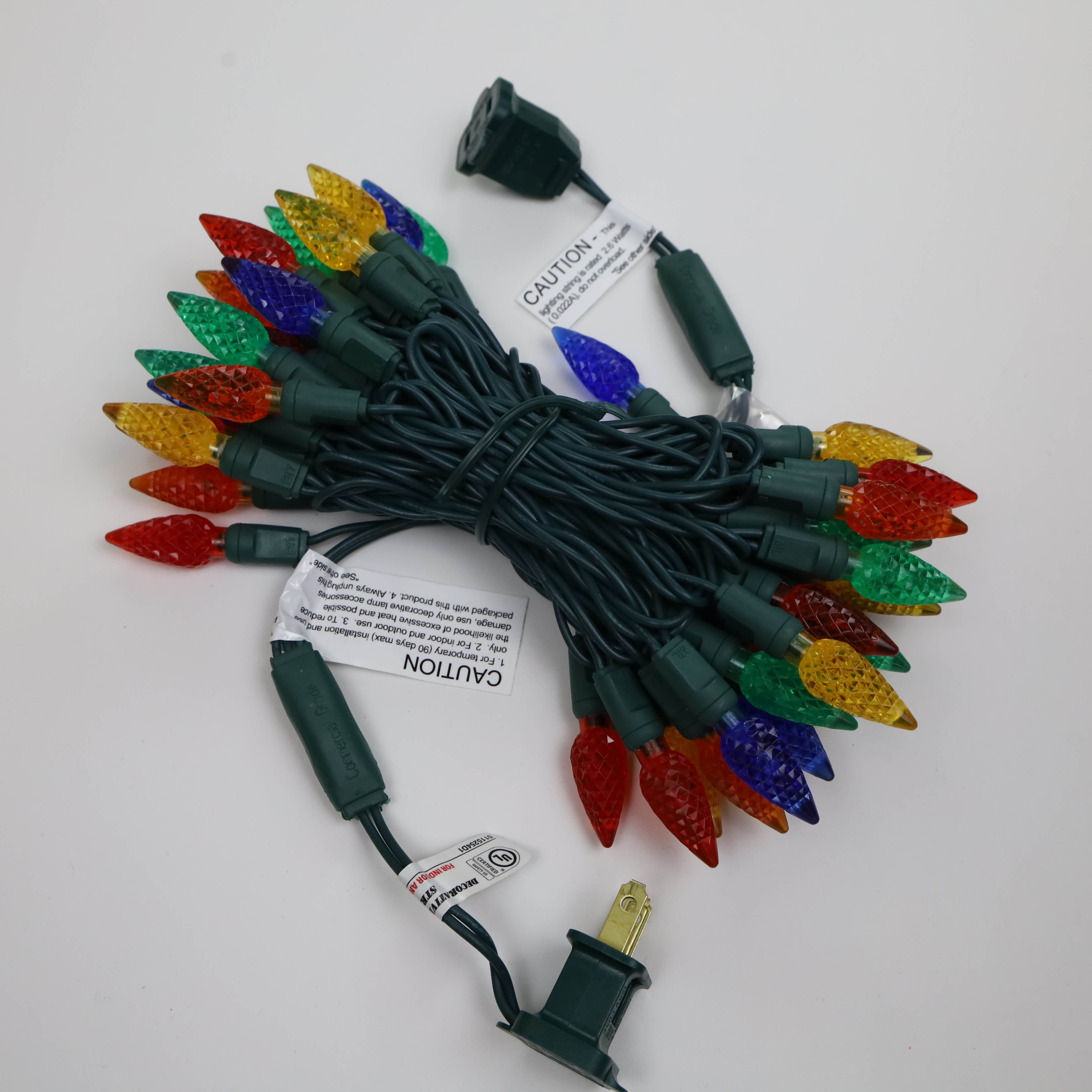 Multi luci di Natale LED a fragola C6 impermeabili UL 