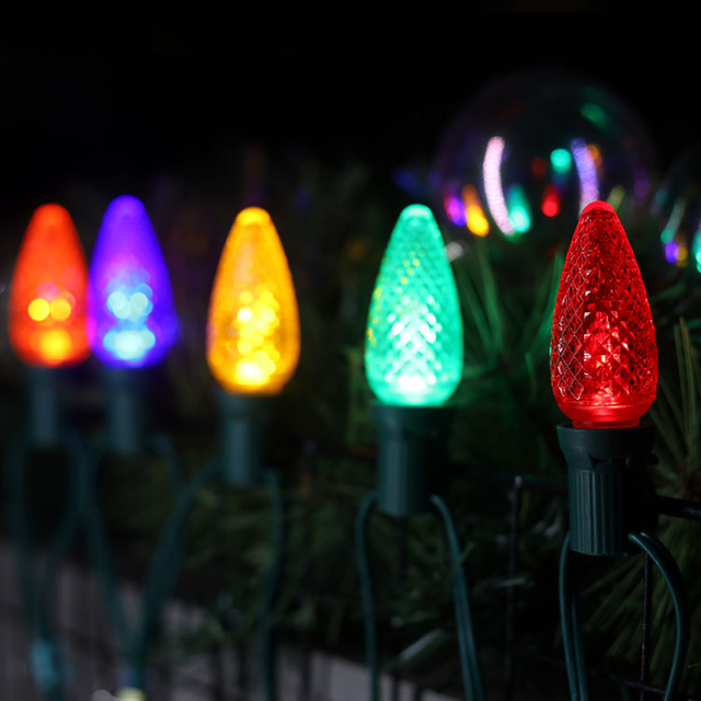 Lampadine di ricambio LED UL C9 Minleon Multi Lampadina natalizia