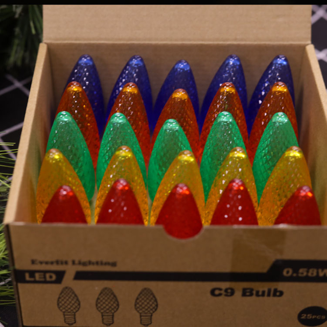 Lampadine di ricambio LED UL C9 Minleon Multi Lampadina natalizia