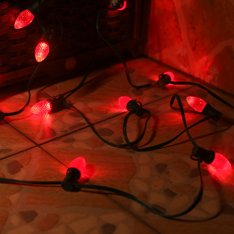 Lampadine di ricambio a LED rossi impermeabili per interni ed esterni