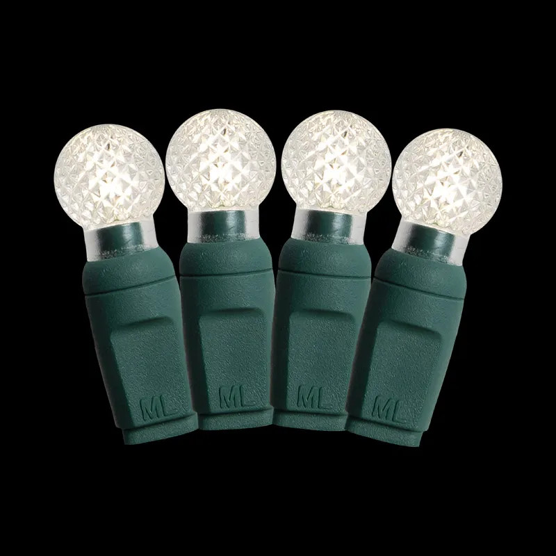 Luci natalizie a LED bianche pure da 50 litri G12 impermeabili all'aperto