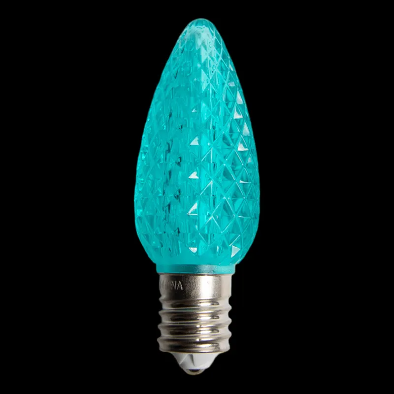 Lampadina LED sfaccettata C9 V2 – Verde acqua
