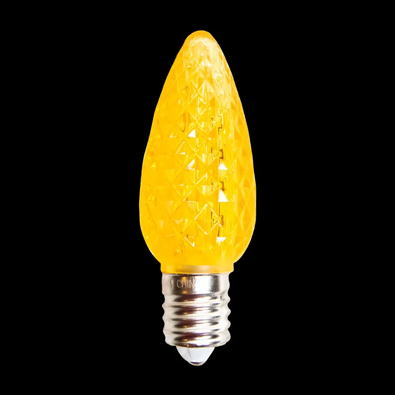 Lampadine sostitutive LED Minleon UL C9 gialle 