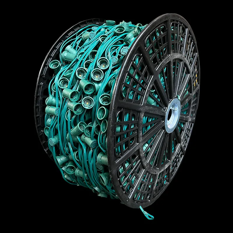 Cavo presa 1000′ C9 SPT-1 Spaziatura 18″ – Verde