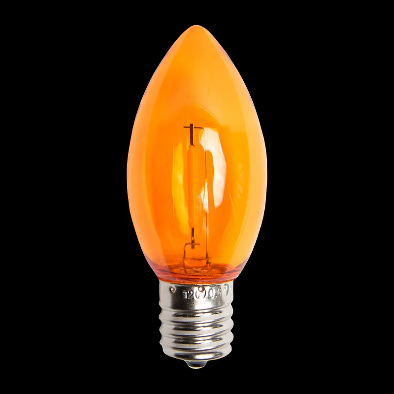 Lampadina a filamento LED C9 – Arancione