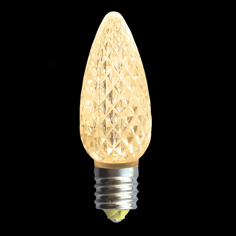 Lampadina LED sfaccettata C9 V2 – Bianco caldo tradizionale