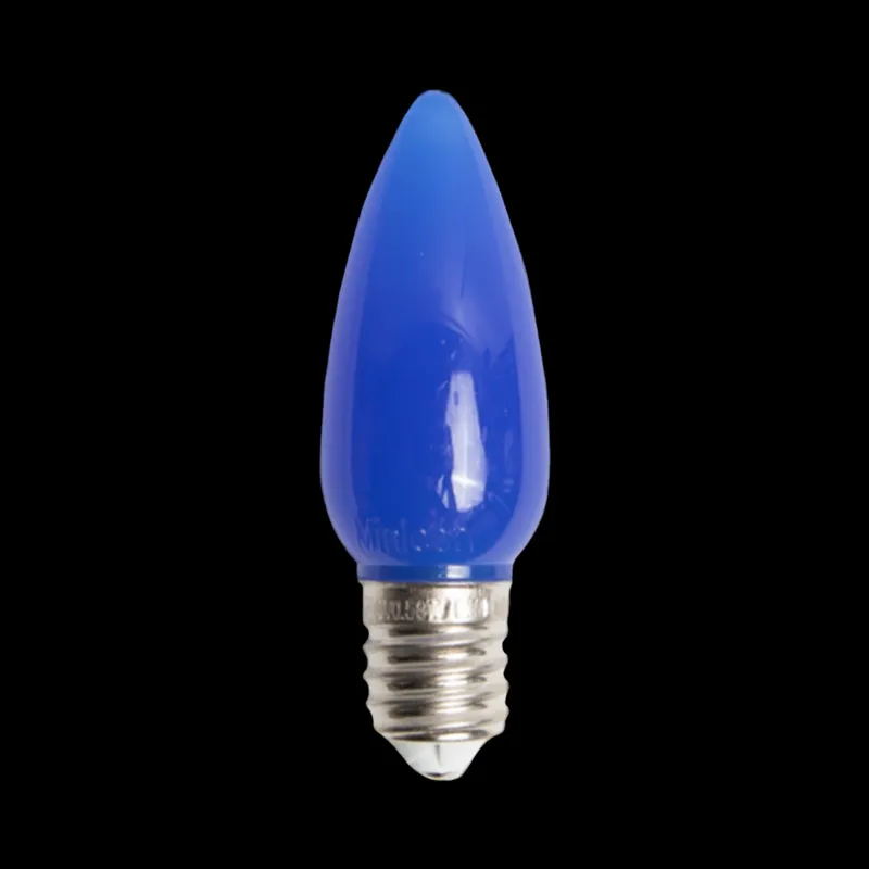 Lampadina LED C9 opaca blu