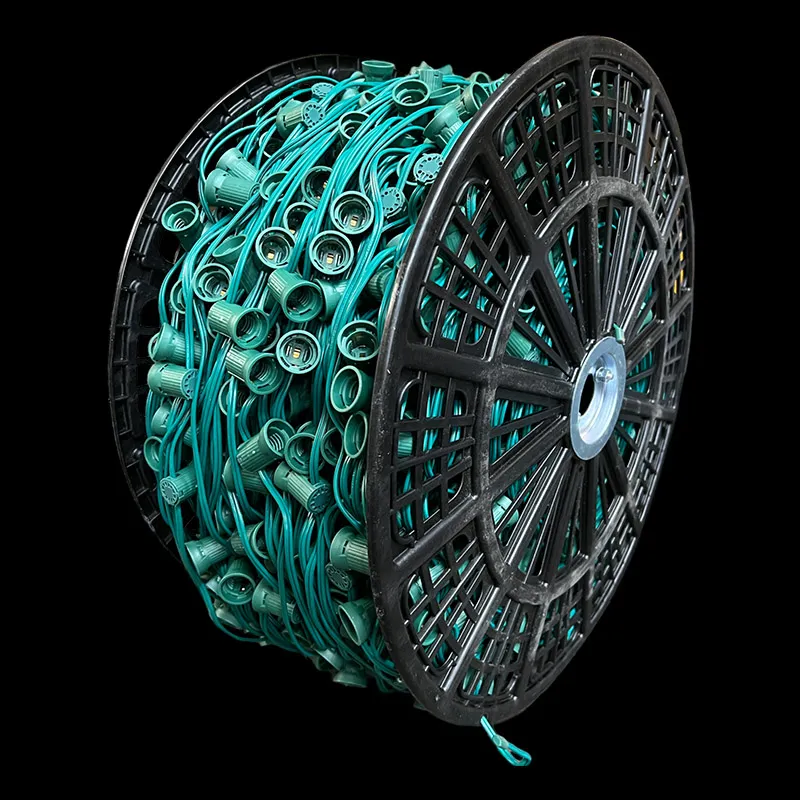 Cavo presa 500′ C9 SPT-1 Spaziatura 12″ – Verde