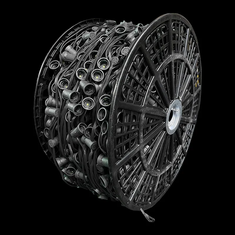 Cavo presa 1000′ C9 SPT-2 Spaziatura 12″ – Nero