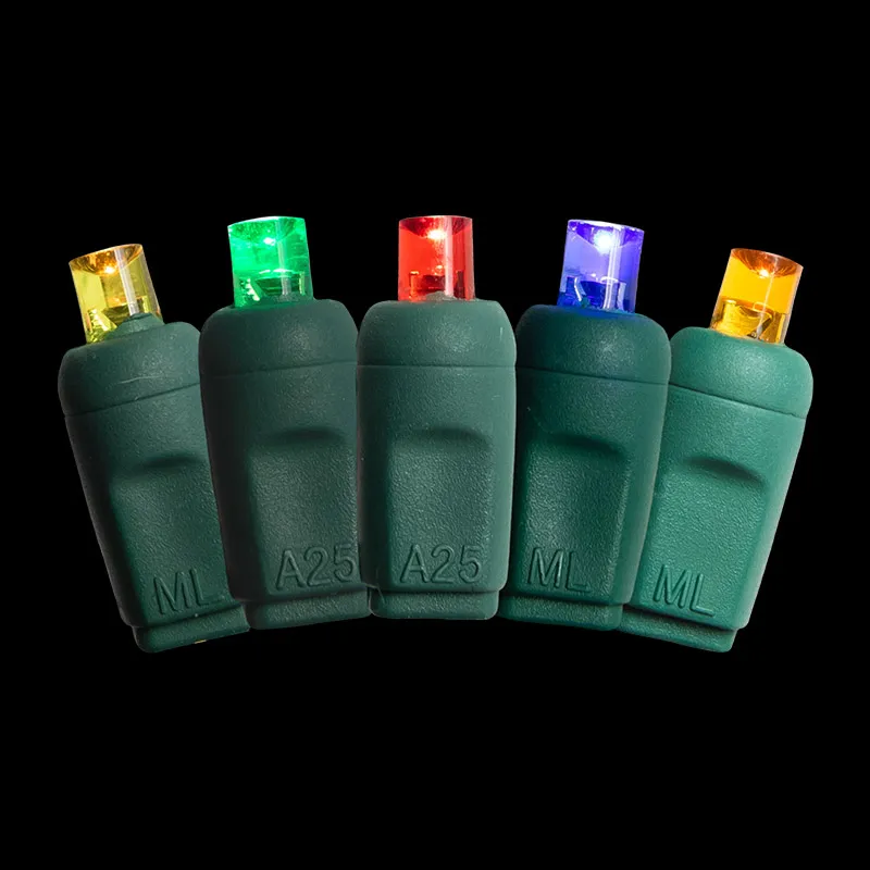 Luci natalizie a LED multiple da 70L 5MM con spaziatura di 4 pollici IP65 impermeabile per esterni