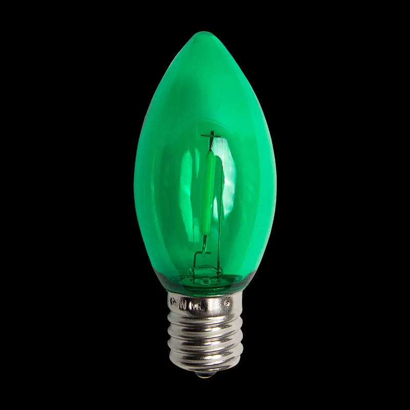 Lampadina a filamento LED C9 – Verde