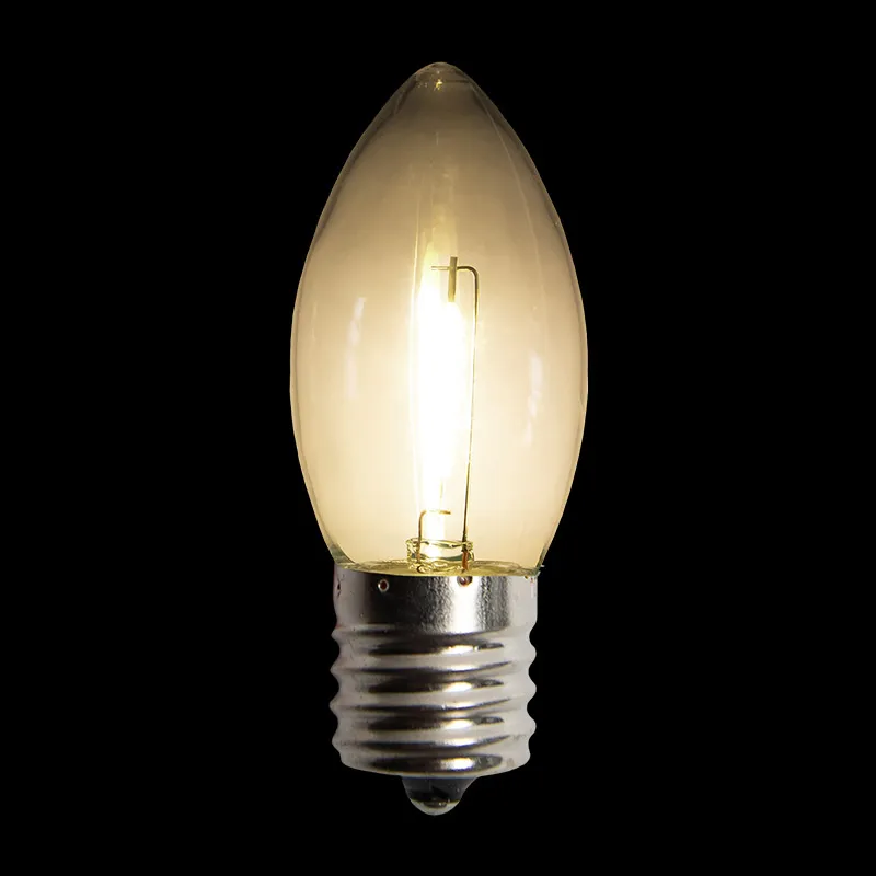 Lampadina a filamento LED C9 – Bianco caldo solare
