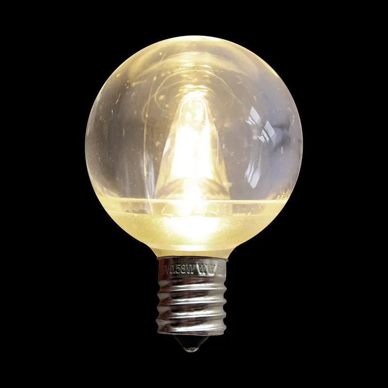 Lampadine sostitutive LED Minleon G40 E12 impermeabili bianche calde UL