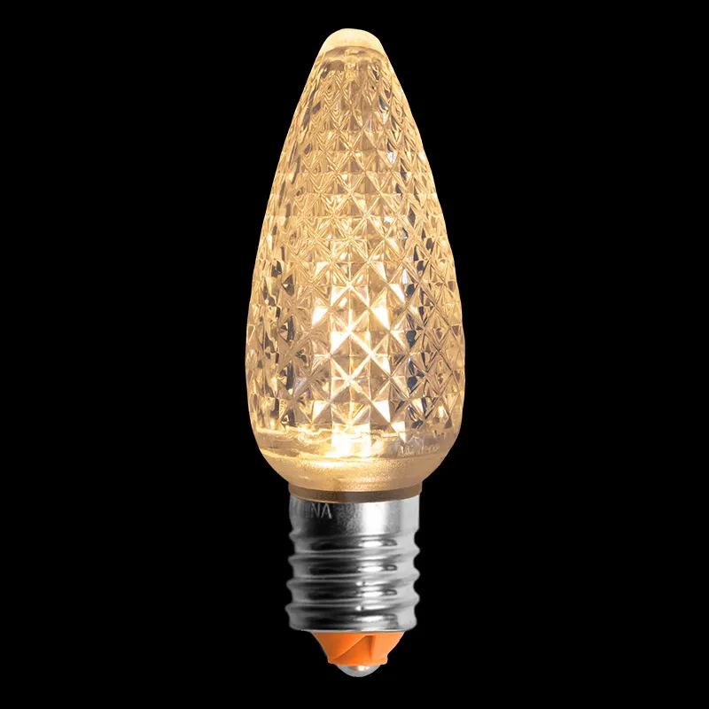 Lampadina LED sfaccettata C9 V2 – Bianco caldo 2600