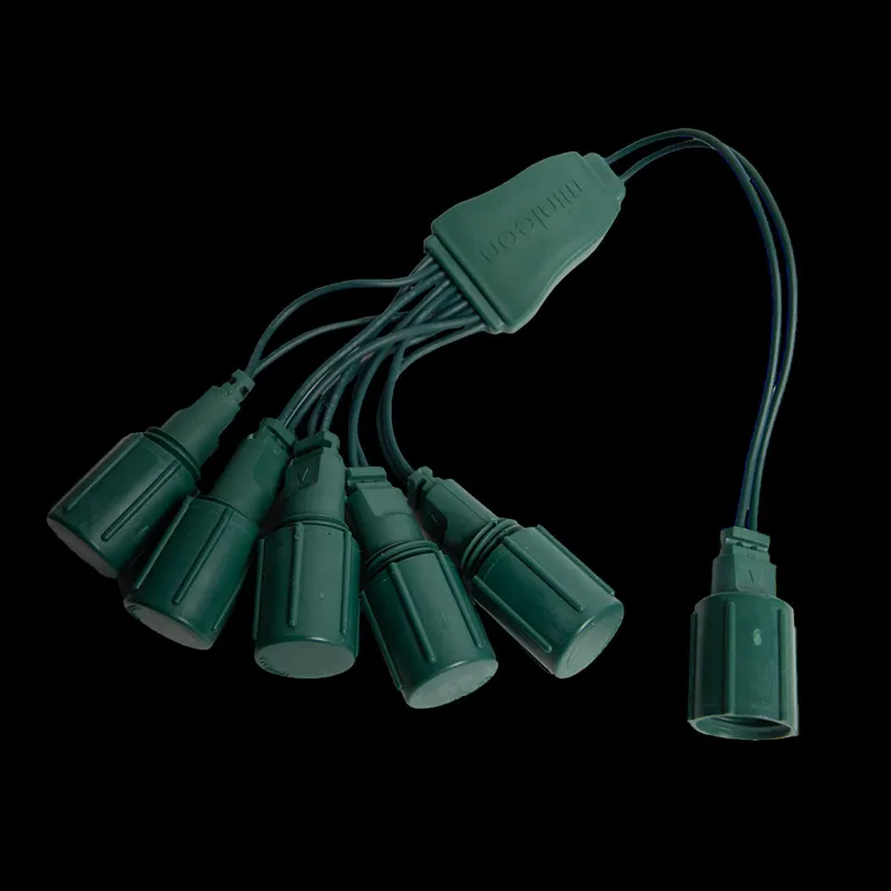 Splitter coassiale a 5 vie – Verde