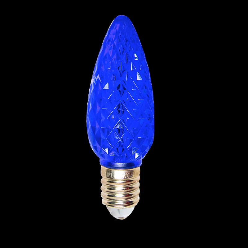Lampadine sostitutive Minleon LED C9 UL blu impermeabili 