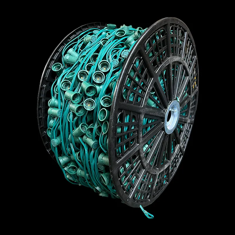 Cavo presa 1000′ C9 SPT-2 Spaziatura 15″ – Verde