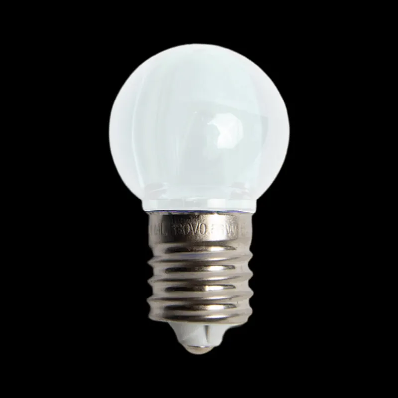 Lampadine LED bianco freddo trasparente liscio UL G30 E17 da 130 V