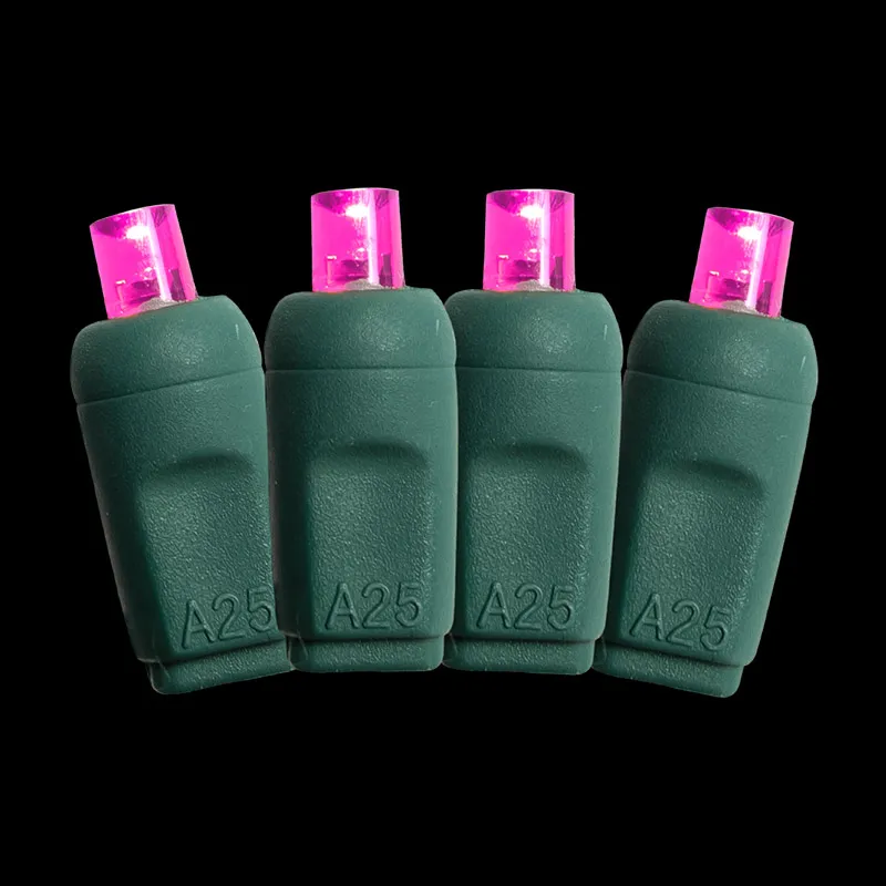 Luci natalizie a LED rosa da 100 l 5 mm impermeabili per esterni