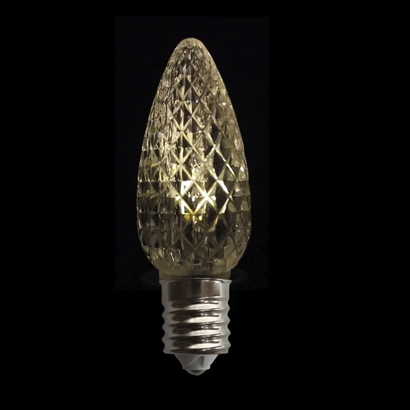 Sfarfallio della lampadina a sfarfallio sfaccettato LED C9