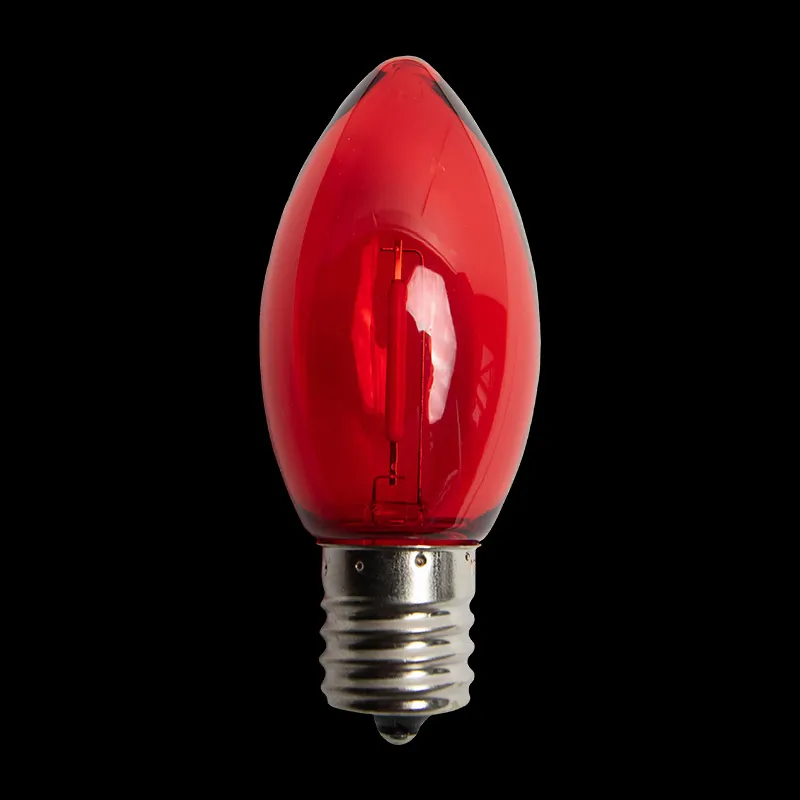 Lampadina a filamento LED C9 – Rossa