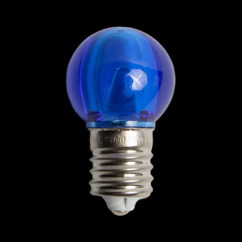Lampadine LED blu trasparenti lisce UL G30 E17 da 130 V
